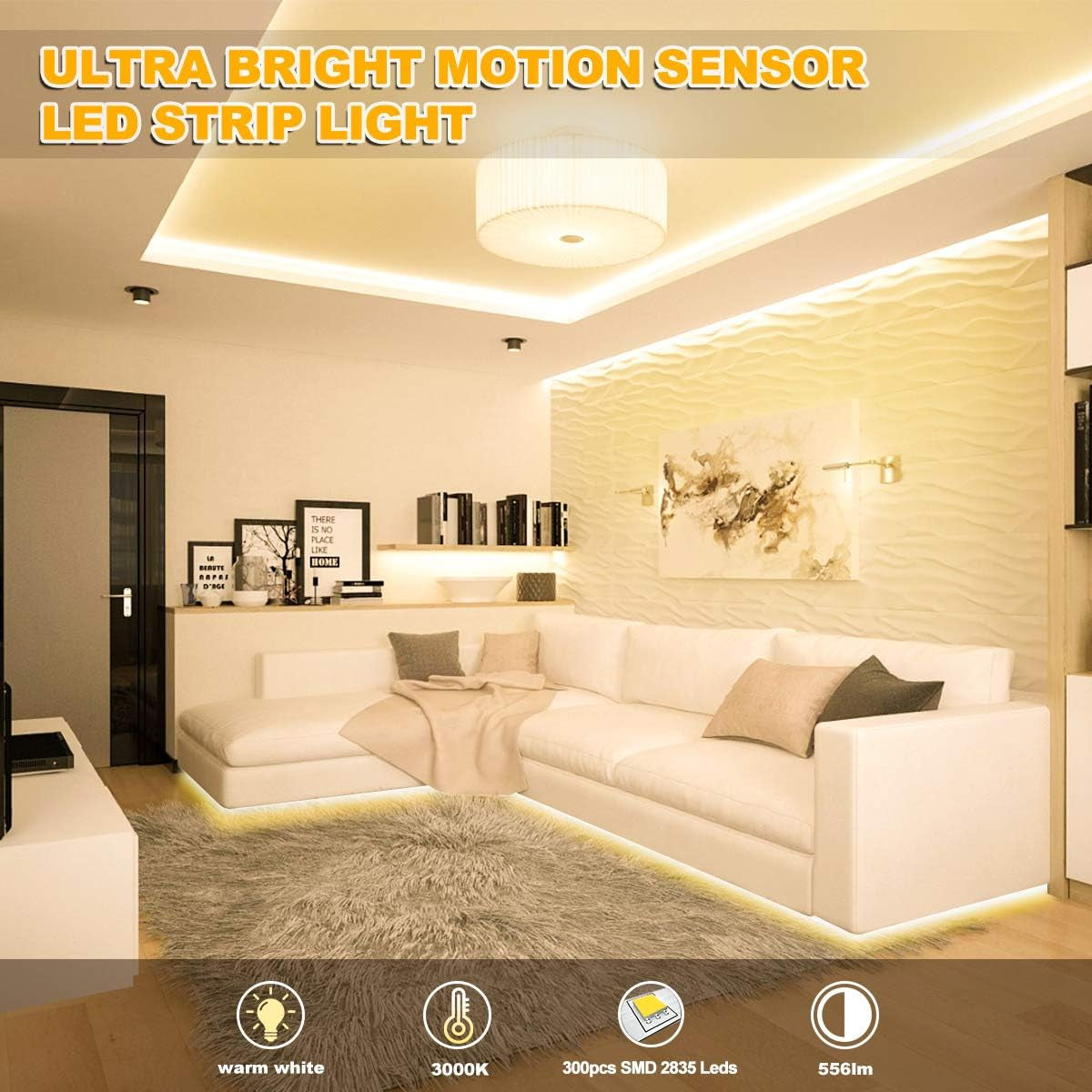 ✨ GlowSense MotionStrip – Smart LED Light with Motion Sensor