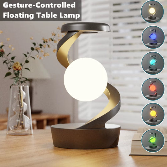 AuraGlide™ Rotating Lamp & Wireless Charger (RGB Edition)