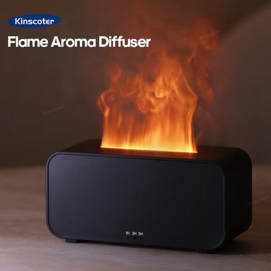 GlowMist Flame Diffuser – Mini Humidifier with Ambient Light